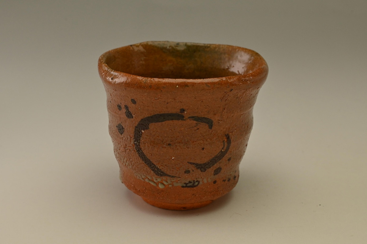 岡本作礼 No.080011 絵唐津ぐい呑 | えにし庵